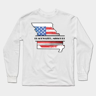 SMALL AMERICAN TOWN: BLACKWATER - MISSOURI Long Sleeve T-Shirt